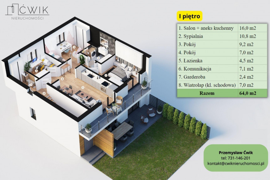 wielicki, Niepołomice, Topolowa, Nowe osiedle - mieszkania bezczynszowe 58 - 70 m2