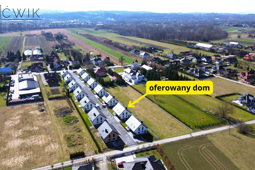 bocheński, Bochnia, Proszówki, Dom w wysokim standardzie - 30 minut od Krakowa