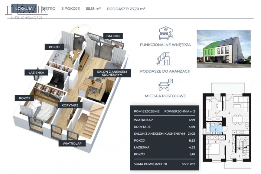 brzeski, Brzesko, Mokrzyska, Gibał&oacute;wka, Kameralna inwestycja przy lesie - 5 km od Brzeska