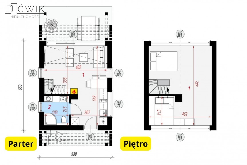 bocheński, Nowy Wiśnicz, Jana Matejki, Domy z pięknym widokiem w cenie mieszkania - 50 m2