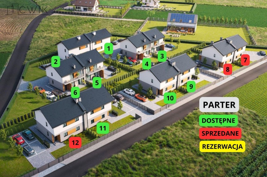 wielicki, Niepołomice, Topolowa, Mieszkania na parterze z ogrodem - 4 pokoje