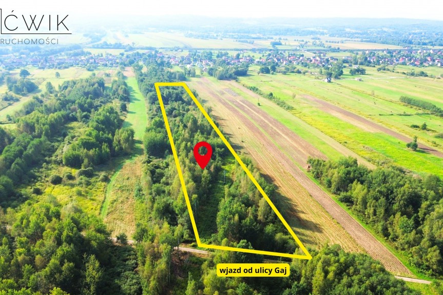 bocheński, Rzezawa, Jodł&oacute;wka, Gaj, Działka pod inwestycję deweloperską 1,62 ha