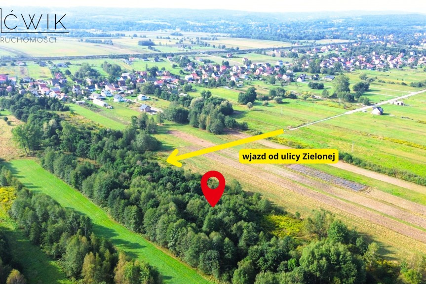 bocheński, Rzezawa, Jodł&oacute;wka, Gaj, Działka pod inwestycję deweloperską 1,62 ha