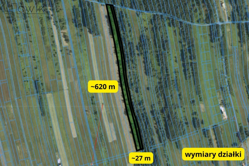 bocheński, Rzezawa, Jodł&oacute;wka, Gaj, Działka pod inwestycję deweloperską 1,62 ha