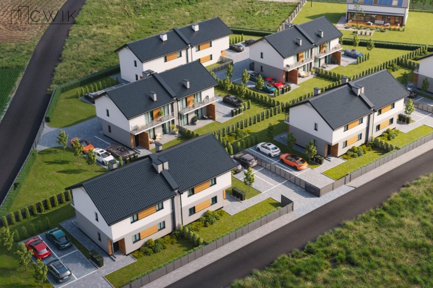 wielicki, Niepołomice, Topolowa, Nowe osiedle - mieszkania na 1 piętrze z balkonem