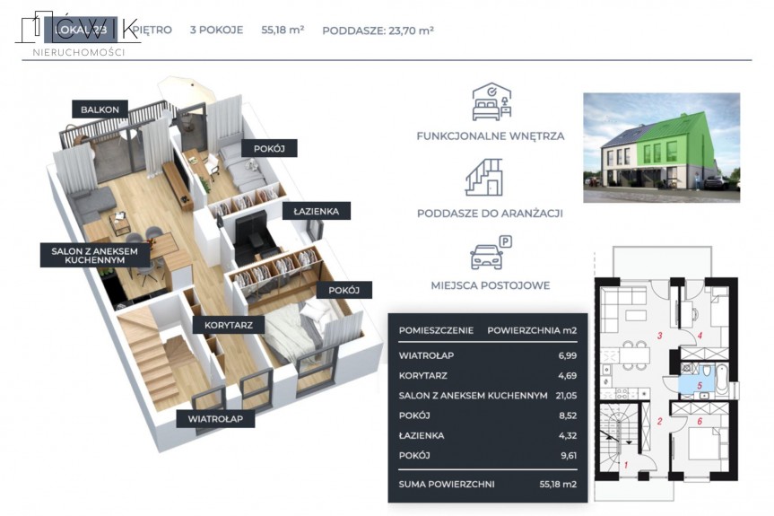brzeski, Brzesko, Mokrzyska, Gibał&oacute;wka, Kameralna inwestycja przy lesie - 5 km od Brzeska