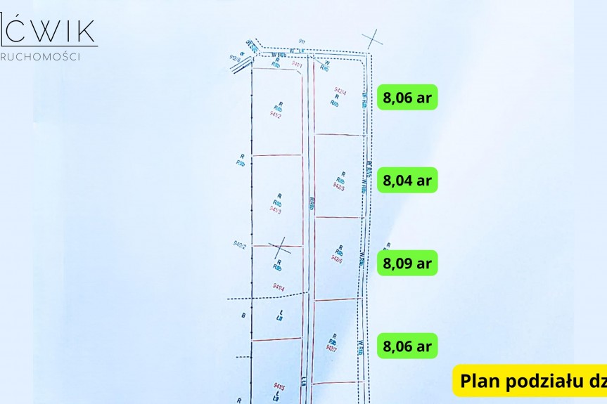 bocheński, Rzezawa, Krzecz&oacute;w, Słoneczna, Ustawne działki w Krzeczowie - 2,5 km od Bochni