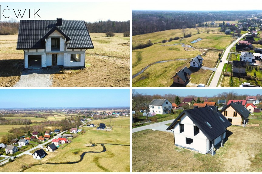 bocheński, Rzezawa, Dębina, Dom 148 m2 - działka 10 ar - 30 minut od Krakowa