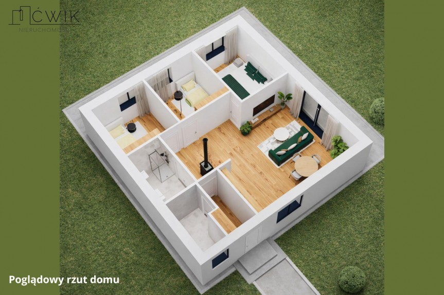 bocheński, Rzezawa, Okulice, Domy  w stanie deweloperskim - 30 minut od Krakowa