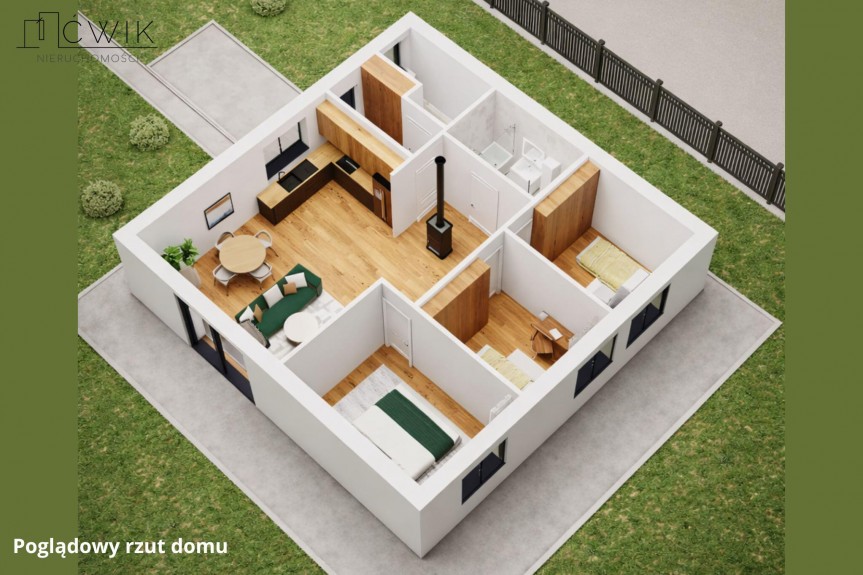 bocheński, Rzezawa, Okulice, Domy  w stanie deweloperskim - 30 minut od Krakowa