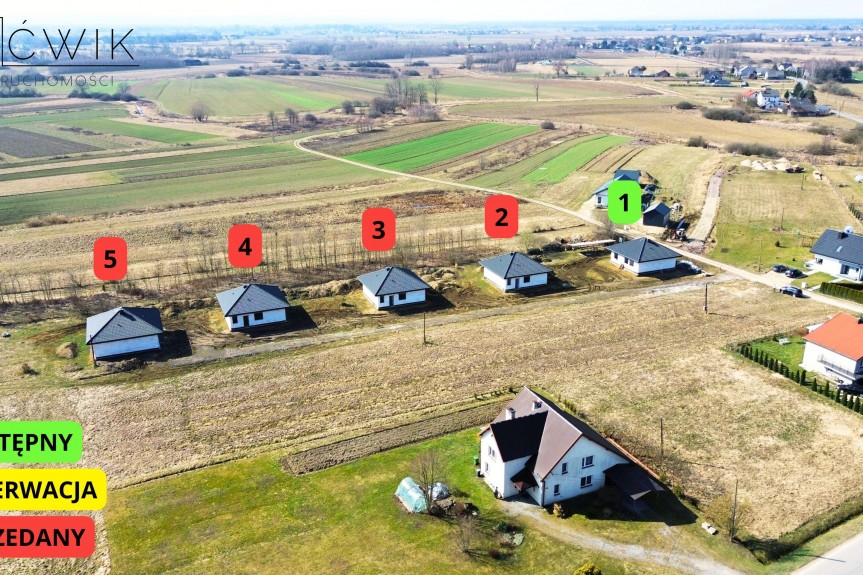 bocheński, Rzezawa, Okulice, Ostatni dom - stan deweloperski - 30min od Krakowa