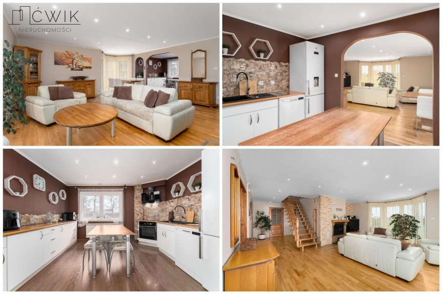 bocheński, Rzezawa, Ostr&oacute;w Kr&oacute;lewski, Przytulny dom blisko miasta 155 m2 - działka 18 ar