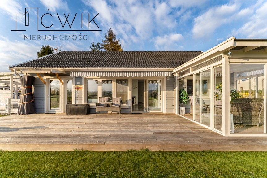 bocheński, Bochnia, Na Kąty, Klimatyczny dom z ogrodem zimowym i dużym tarasem