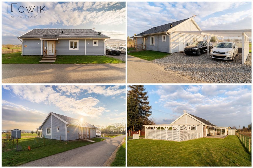 bocheński, Bochnia, Na Kąty, Klimatyczny dom z ogrodem zimowym i dużym tarasem