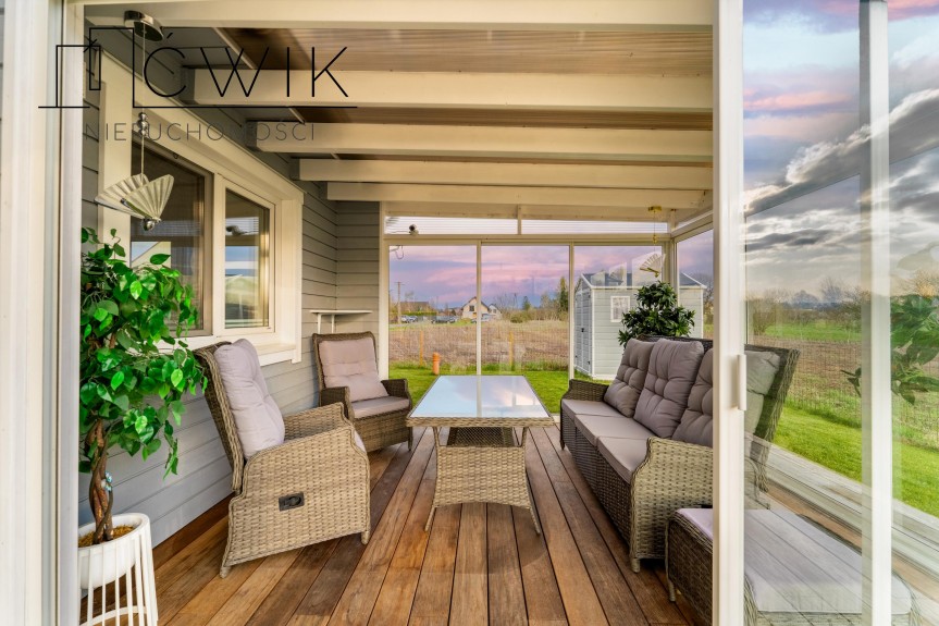 bocheński, Bochnia, Na Kąty, Klimatyczny dom z ogrodem zimowym i dużym tarasem