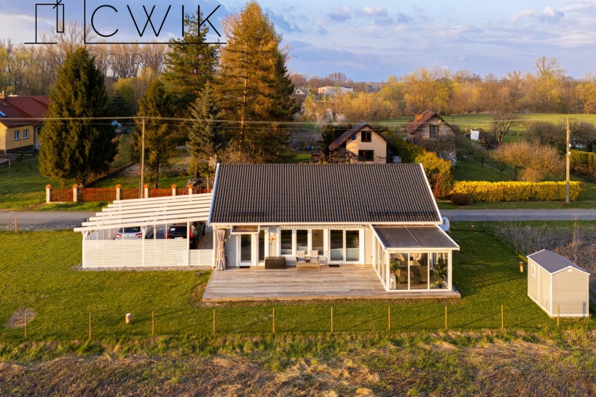 bocheński, Bochnia, Na Kąty, Klimatyczny dom z ogrodem zimowym i dużym tarasem