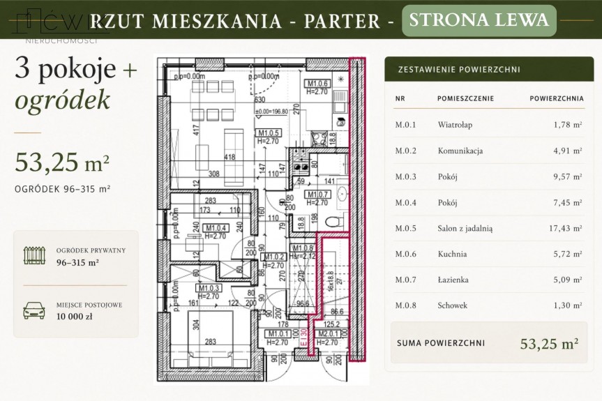 bocheński, Bochnia, Prosz&oacute;wki, Rzemieślnicza, 3 pokoje | Balkon | Strych 58 m&sup2; | Bez PCC | 4 km od Bochni