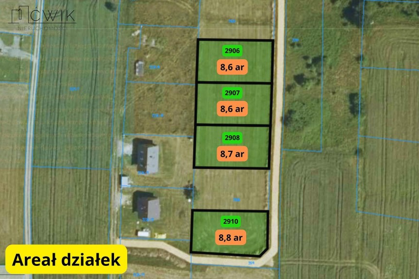 brzeski, Brzesko, Poręba Spytkowska, Graniczna, Działki budowlane blisko lasu - 8 km od Brzeska