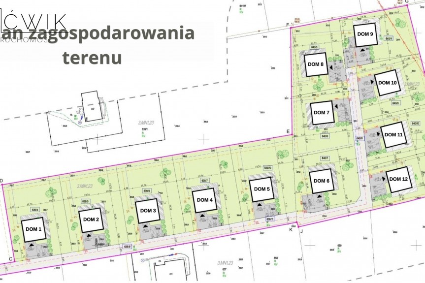 bocheński, Rzezawa, Buczk&oacute;w, Domy parterowe blisko lasu | działki 8&ndash;10 ar | Buczk&oacute;w