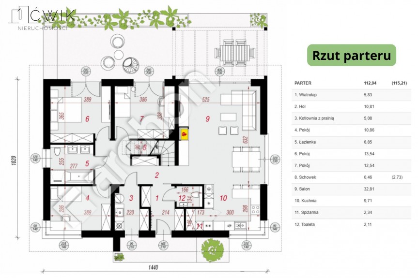 bocheński, Rzezawa, Borek, Dom parterowy 115 m&sup2; | 8 ar | 30 min od Krakowa | 0% PCC