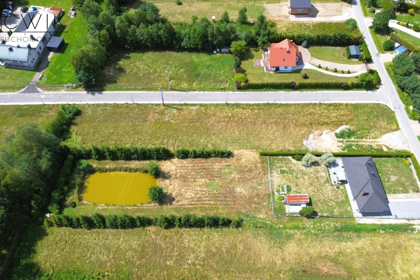 bocheński, Drwinia, Dziewin, Długa, Działka budowlana 24 ar | Własny staw | 30 min od Krakowa