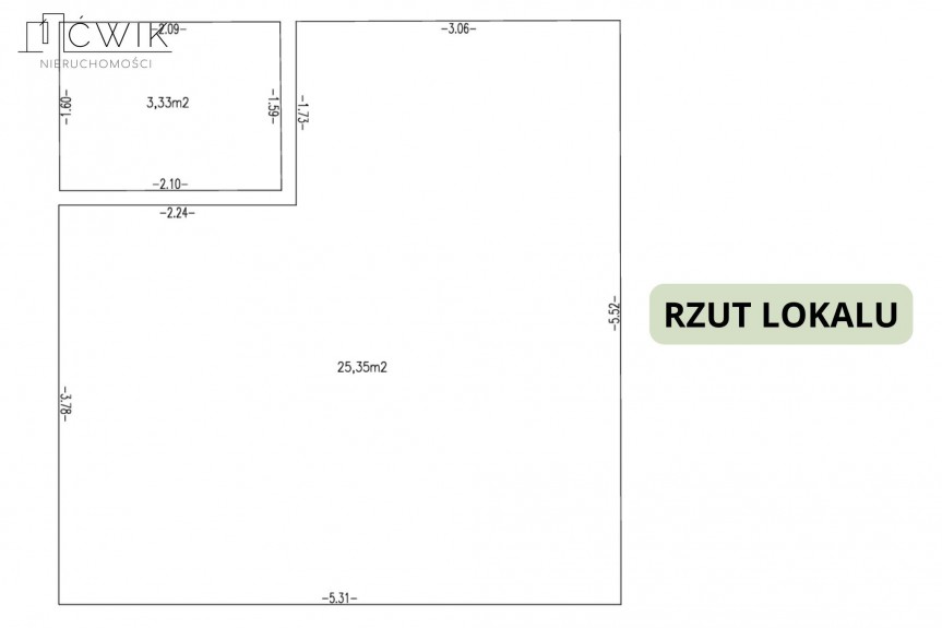 bocheński, Bochnia, Krzęczk&oacute;w, Nowy lokal | 28,68 m&sup2; | Parter | Bochnia | 550 m od Rynku