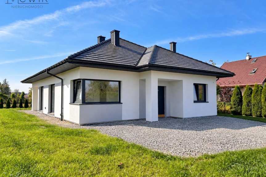 bocheński, Bochnia, Prosz&oacute;wki, Nowoczesny dom parterowy 123,85 m&sup2; | 8,2 ar | 2,5 km od Bochni