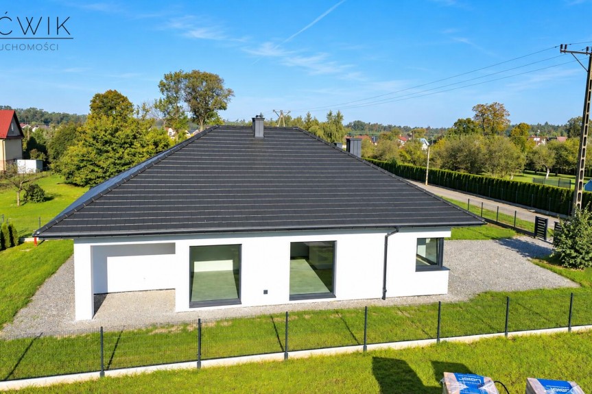 bocheński, Bochnia, Prosz&oacute;wki, Nowoczesny dom parterowy 123,85 m&sup2; | 8,2 ar | 2,5 km od Bochni