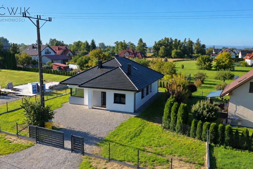 bocheński, Bochnia, Prosz&oacute;wki, Nowoczesny dom parterowy 123,85 m&sup2; | 8,2 ar | 2,5 km od Bochni