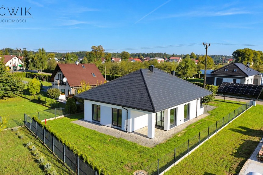 bocheński, Bochnia, Prosz&oacute;wki, Nowoczesny dom parterowy 123,85 m&sup2; | 8,2 ar | 2,5 km od Bochni