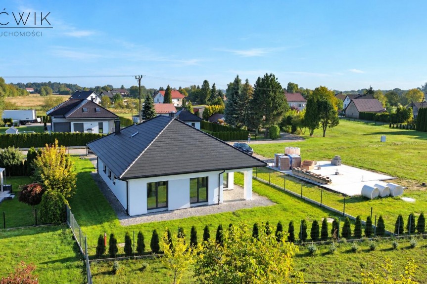 bocheński, Bochnia, Prosz&oacute;wki, Nowoczesny dom parterowy 123,85 m&sup2; | 8,2 ar | 2,5 km od Bochni