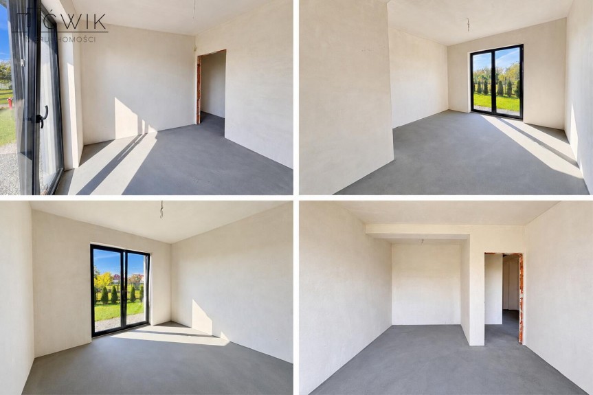 bocheński, Bochnia, Prosz&oacute;wki, Nowoczesny dom parterowy 123,85 m&sup2; | 8,2 ar | 2,5 km od Bochni