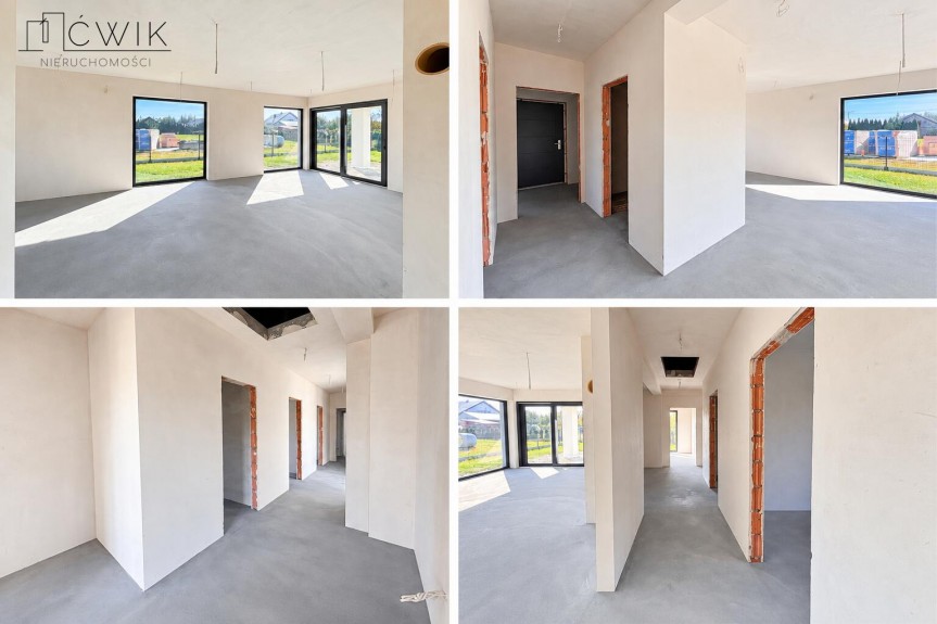 bocheński, Bochnia, Prosz&oacute;wki, Nowoczesny dom parterowy 123,85 m&sup2; | 8,2 ar | 2,5 km od Bochni