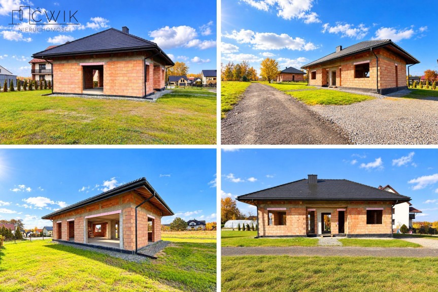 bocheński, Rzezawa, Borek, Nowy dom parterowy | 100 m&sup2; | 8 ar | blisko A4 | 0% PCC