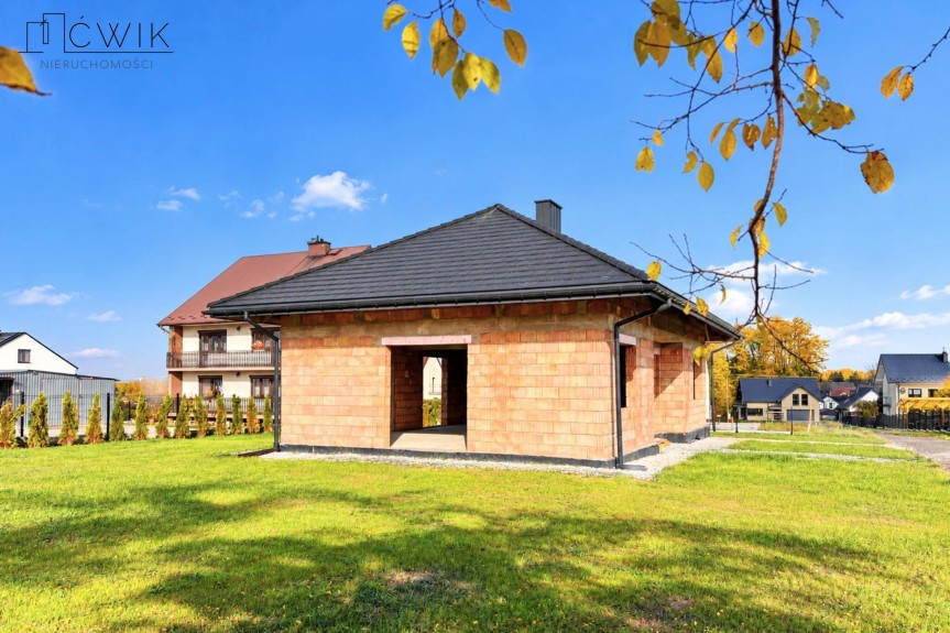 bocheński, Rzezawa, Borek, Nowy dom parterowy | 100 m&sup2; | 8 ar | blisko A4 | 0% PCC